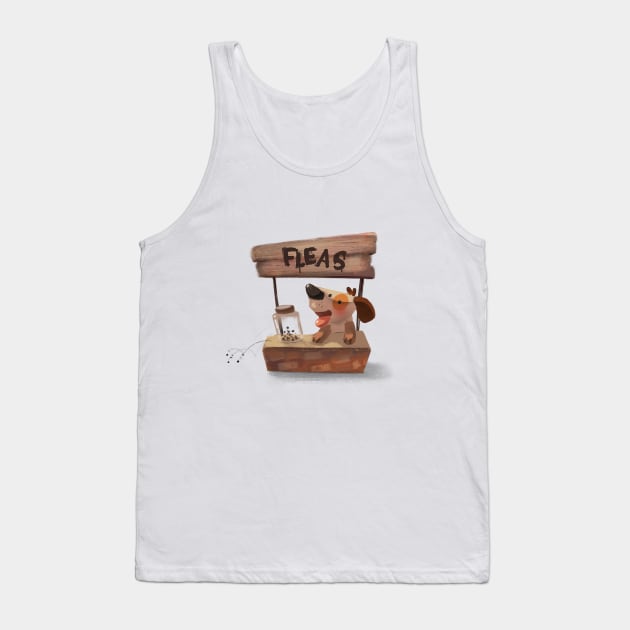 Flea Market Tank Top by ginaromoart